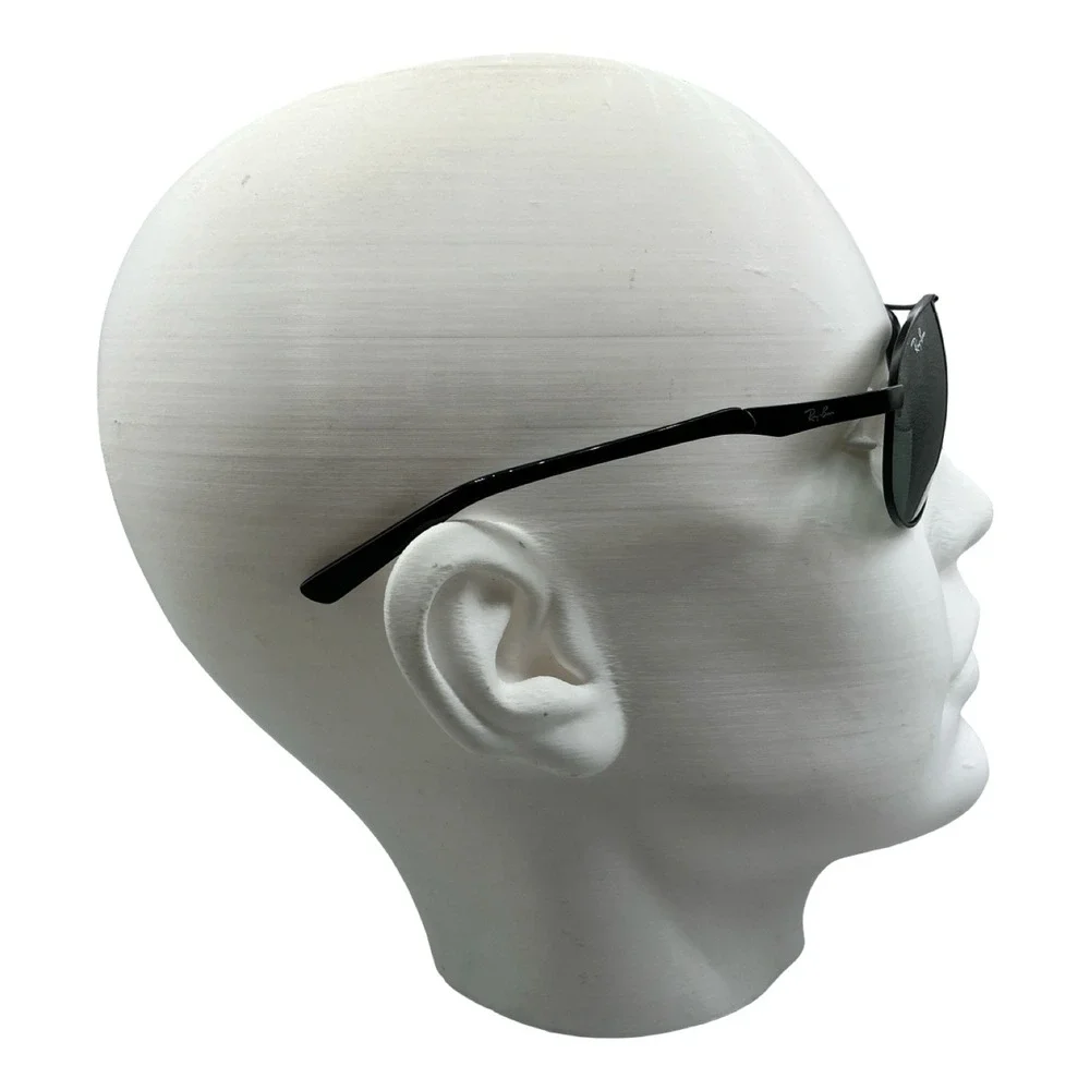 Ray-Ban RB 3393 006/71 Black Aviator Sunglasses Dark Green Lens 64-14-120